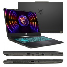 Ноутбук MSI Cyborg 15 A13VE-1200XKZ (9S7-15K111-1200), Translucent Black, NB Core i5-13420H-2.1/512GB SSD/16G/RTX4050-6Gb/15.6"FHD-144Hz/Dos