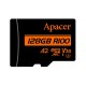 Карта памяти Apacer AP128GMCSX10U8-R 128GB с адаптером