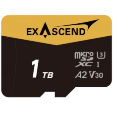 Карта памяти MicroSD Exascend Catalyst, 1Tb, SDXC I, UHS-I (V30), R175/W150 +SD adapter