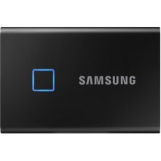 Внешний SSD 2000Gb Samsung T7 Touch USB 3.2 Gen.2 (10 Гбит/c)  AES 256 Сенсорная защита MU-PC2T0K/WW