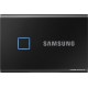 Внешний SSD 2000Gb Samsung T7 Touch USB 3.2 Gen.2 (10 Гбит/c)  AES 256 Сенсорная защита MU-PC2T0K/WW