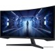 Монитор 34" SAMSUNG Odyssey G5 LC34G55TWWIXCI VA 3440x1440 165GHz 1мс 250кд/м2 2500:1 1xHDMI 1xDP