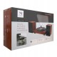 Проигрыватель виниловых дисков Music Public Kingdom TT37ATS, Turntable 33/45 rpm, RCA out, BT in, 2 speakers, wood