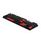 Клавиатура игровая Bloody S510R-Pudding Black <USB, RED SW,механическая, 1,8м>