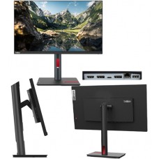 Монитор Lenovo ThinkVision P24h-30 (63B3GAT6EU), LCD 23.8" 2560x1440 (IPS), 4ms, 300 cd/m2, 3000:1, DP/HDMI