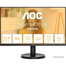 Монитор 23,8" AOC 24B3CA2/01 IPS 1920x1080 100Hz 1мс 250кд/м 1300:1 1xHDMI 1xUSB-C 2x2W Black