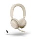 Гарнитура Jabra Evolve2 75 Link380a MS Stereo Beige USB-A (27599-999-998)