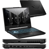 Ноутбук ASUS TUF Gaming A15 FA506NF-HN100 (90NR0JE7-M00850), NB Ryzen 5-7535HS-3.3/512GB SSD/8GB/RTX2050-4GB/15,6"FHD, Dos