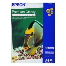 Фотобумага A4 Epson C13S041287 20 Л. 255 Г/М2 Premium Glossy