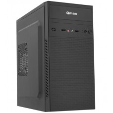 Корпус ATX midi tower Qmax H1704B, (Без Б/П), черный, Case black