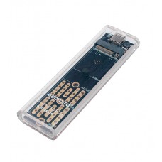 Коробка для M2" жестких дисков Gembird EEM2-NVME-2, External Case M2 to USB 3.1 Type-С,, power via USB