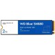 Твердотельный накопитель 2000GB SSD WD BLUE SN850 PCIe M.2 (2280) R4150Mb/s, W4150MB/s WDS200T3B0E