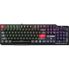 Игровая Клавиатура MSI Vigor GK41 DUSK LR RU USB 2.0/ переключатели Kailh Red /кабель 1.8м