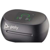 Наушники Poly/VOYAGER FREE 60+ UC WITH TOUCHSCREEN CHARGE CASE, (COMPUTER, MOBILE & 3.5MM)/USB-C/WIRELESS EARBUDS/BLACK (7Y8H0AA)