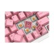 Набор кнопок на клавиатуру Glorious GPBT Keycaps Grapefruit (GLO-KC-GPBT-PG) (GLO-KC-GPBT-PG)