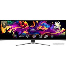 Монитор 49" MSI MPG 491CQP QD-OLED 5120x1440 144Hz 1800R 0.03ms 1.5млн:1 2xHDMI 1xDP 4xUSB