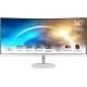 Монитор 34" MSI PRO MP341CQW VA 3440x1440 100Hz 1ms 3000:1 1500R 2xHDMI 1xDP 2x2W White