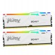 Комплект модулей памяти Kingston Fury Beast RGB, KF560C30BWAK2-64, DDR5, 64 GB, white, DIMM kit  (2x32GB) CL30