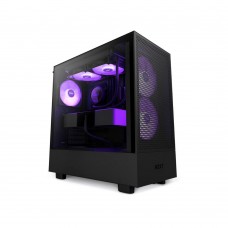 Компьютерный корпус NZXT H5 Flow RGB CC-H51FB-R1 Black без Б/П (CC-H51FB-R1)