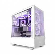 Компьютерный корпус NZXT H5 Flow CC-H51FW-01 White без Б/П (CC-H51FW-01)