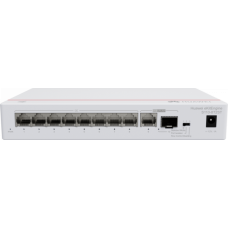 Коммутатор HUAWEI S110-8T2ST (8*10/100/1000BASE-T, 1*GE SFP combo 1*10/100/1000BASE-T port, 56V DC, desktop, fanless)