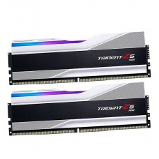 Комплект модулей памяти G.Skill Trident Z5 RGB, F5-6400J3239G16GX2-TZ5RS, DDR5, 32 GB, silver, DIMM kit  (2x16GB),32-39-39-102