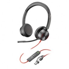 Наушники Poly/Blackwire 8225 Stereo USB-C Headset +USB-C/A Adapter (8X223AA)