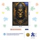 Пазлы "Hatber Premium", 500 элементов, А2, 330х480мм, серия "Gold Skull"