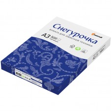 Бумага для печати "Снегурочка", А3, 80гр/м2, белая, класс C, 500л в пачке