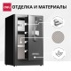 Сейф DELI "AE581-Z" биометрический + электронный замок + ключ, 600х380х360 мм, 26 кг, черный