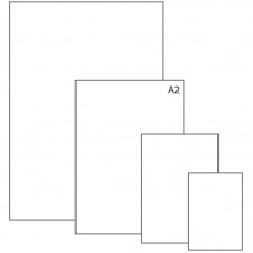 Ватман ГОЗНАК (бумага чертежная) А2, 420 х 594 мм, 200 г/м2, 100 шт/уп