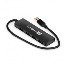 Концентратор USB ExeGate DUB-4P/3, Hub 4 port, USB 3.0