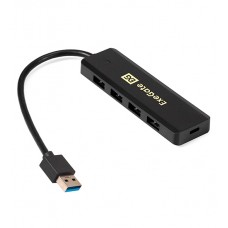 Концентратор USB ExeGate DUB-4P/1, Hub 4 port, USB 3.0