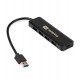 Концентратор USB ExeGate DUB-4P/1, Hub 4 port, USB 3.0