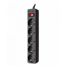 SVEN Сетевой фильтр Surge Protector SF-05E 1,8 m, (5 sockets) black