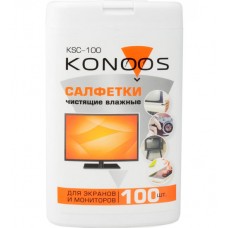 Чистящие салфетки Konoos, KSC-100, 100 шт, для ЖК - экранов