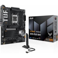 Материнская плата ASUS TUF GAMING X870-PLUS WIFI,X870E,AM5,4xDIMM DDR5,2xPCI-E x16,4xM.2,2xSATA,HDMI,WIFI7,BOX