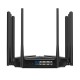 Маршрутизатор беспроводной AX6000 GbE Mercusys MR90X Wi-Fi 6 <Wi-Fi 6 AX6000 Dual Band Wireless Gigabit Router, 4804 Мбит/с 5 GHz 11ax + 1148Mbps 2.4GHz 11ax, cовместим со стандартами Wi-Fi 802.11a/b/g/n/ac/ax, 1 порт WAN/LAN 2,5 Гбит/с, 1 GbE порт WAN