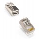 Коннектор RJ-45 ExeGate PL45-C5-8P8C-SH-100, упаковка, Connector Cablexpert Cat.5e, for FTP, (в пакете 100 штук)