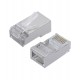 Коннектор RJ-45 Cablexpert  PLUG5SP/10, упаковка, Connector Cat.5, for UTP, (в пакете 10 штук) экранированные