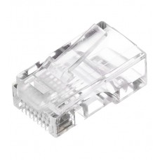 Коннектор RJ-45 Cablexpert  LC-PTU-01/10, упаковка, Connector Cat.5, for UTP, (в пакете 10 штук)