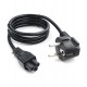 Кабель питания, Cablexpert PC-186-ML12-1M, Cable power, Schuko - C5 (ноутбук), 3 pin, 1м, black