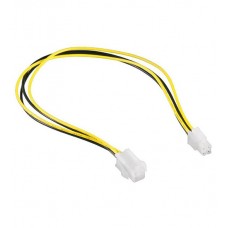 Кабель питания Cablexpert CC-PSU-7, Cable converter for power supply ATX 4 pin m -> 4 pin f, 0.3m