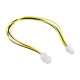 Кабель питания Cablexpert CC-PSU-7, Cable converter for power supply ATX 4 pin m -> 4 pin f, 0.3m