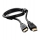 Кабель SVGA, HDMI to HDMI, 1.0m, Cablexpert CCF2-HDMI4-1M, Cable black