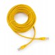 Патч-корд Cablexpert PP10-10M/Y, желтый, Cable Patch cord UTP 5e-Cat 10 m