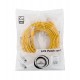 Патч-корд Cablexpert PP10-10M/Y, желтый, Cable Patch cord UTP 5e-Cat 10 m