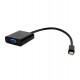 Конвертер mDP m -> D-Sub f, Cablexpert A-mDPM-VGAF-02, Converter, MiniDisplayPort (VGA) A-M-VGAF-02, black