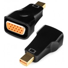 Конвертер mDP m -> D-Sub f, Cablexpert A-mDPM-VGAF-01, Converter, MiniDisplayPort (VGA) A-M-VGAF-01, black