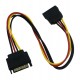 Конвертер Sata-Sata power, Cablexpert CC-SATAMF-01, Cable internal SATA, for 1 HDD SATA